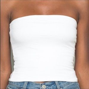 Brandy Melville White Tube Top